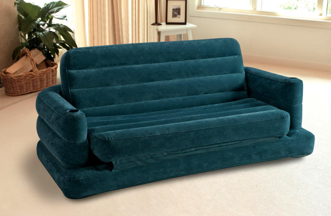 купить надувной диван кровать трансформер lamzac intex цена